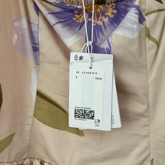 & Other Stories Floral Bubble Top NWT - Picture 3 of 5